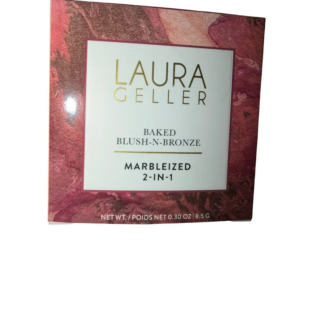 Laura Geller Baked Blush-N-Bronze Berry Bronze Marbleized Natural Finish 8.5g